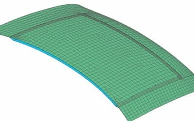 How to create 3D solid mesh for a sandwich composite laminated car hood using Simcenter Laminate Composites