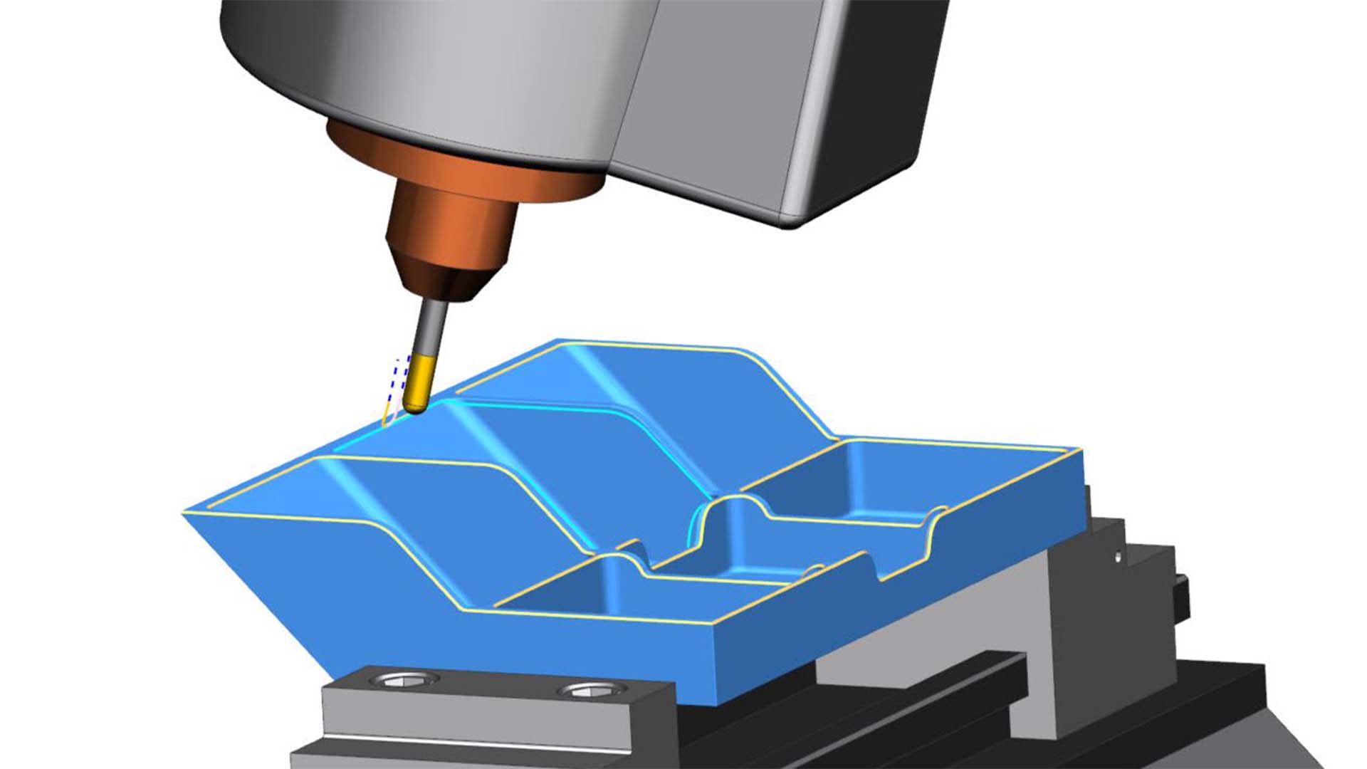 Multi axis deburring with Siemens NX CAM