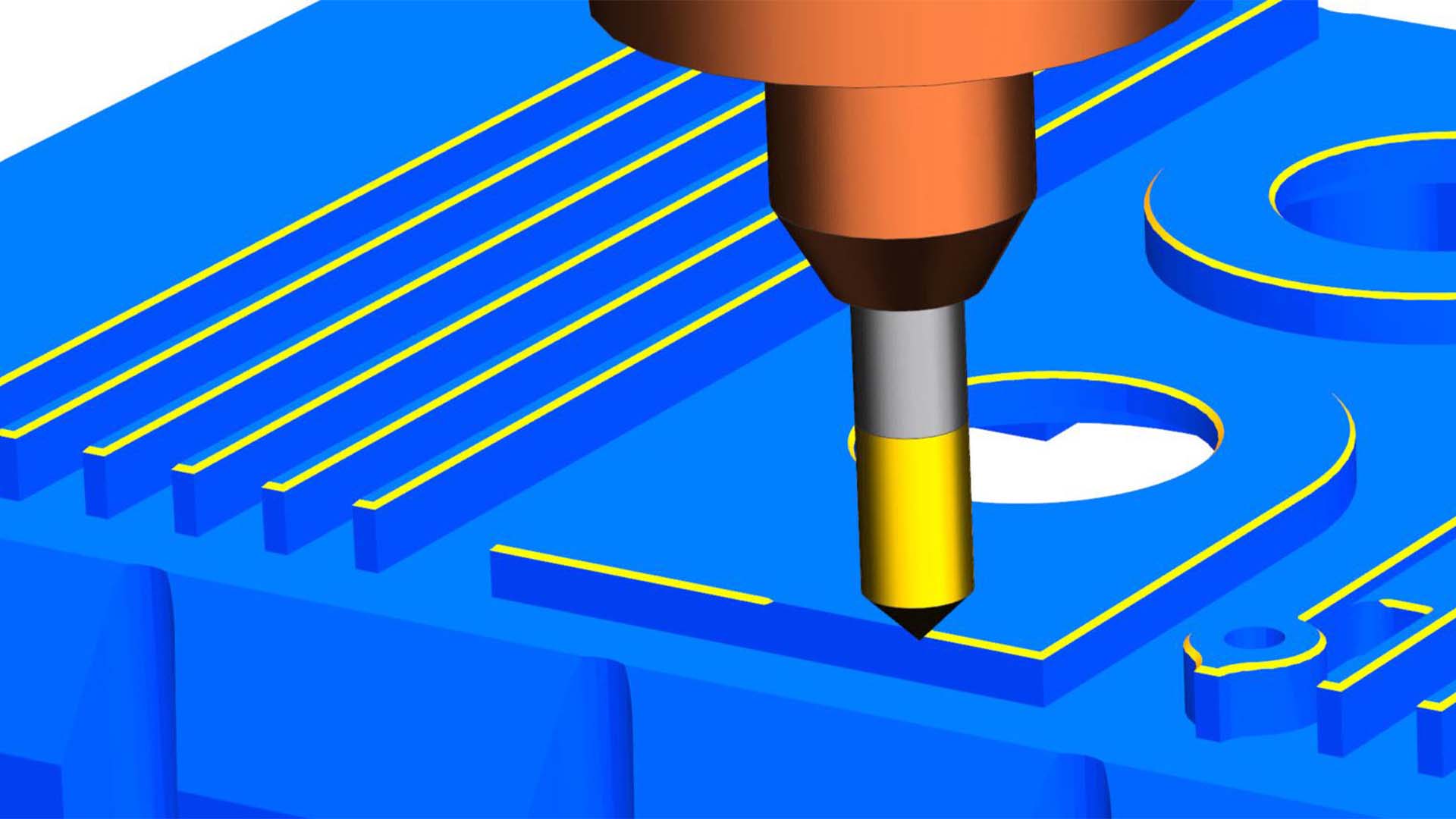 Planar deburring with Siemens NX CAM