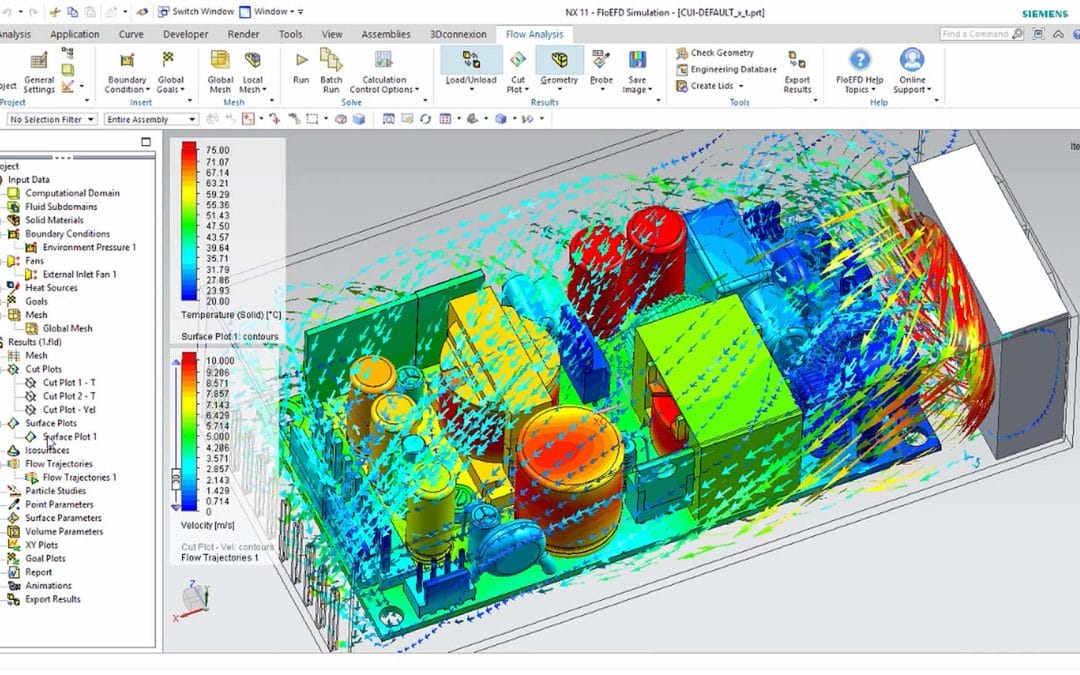 Cooling projectors and semiconductors with CFD and Simcenter FLOEFD
