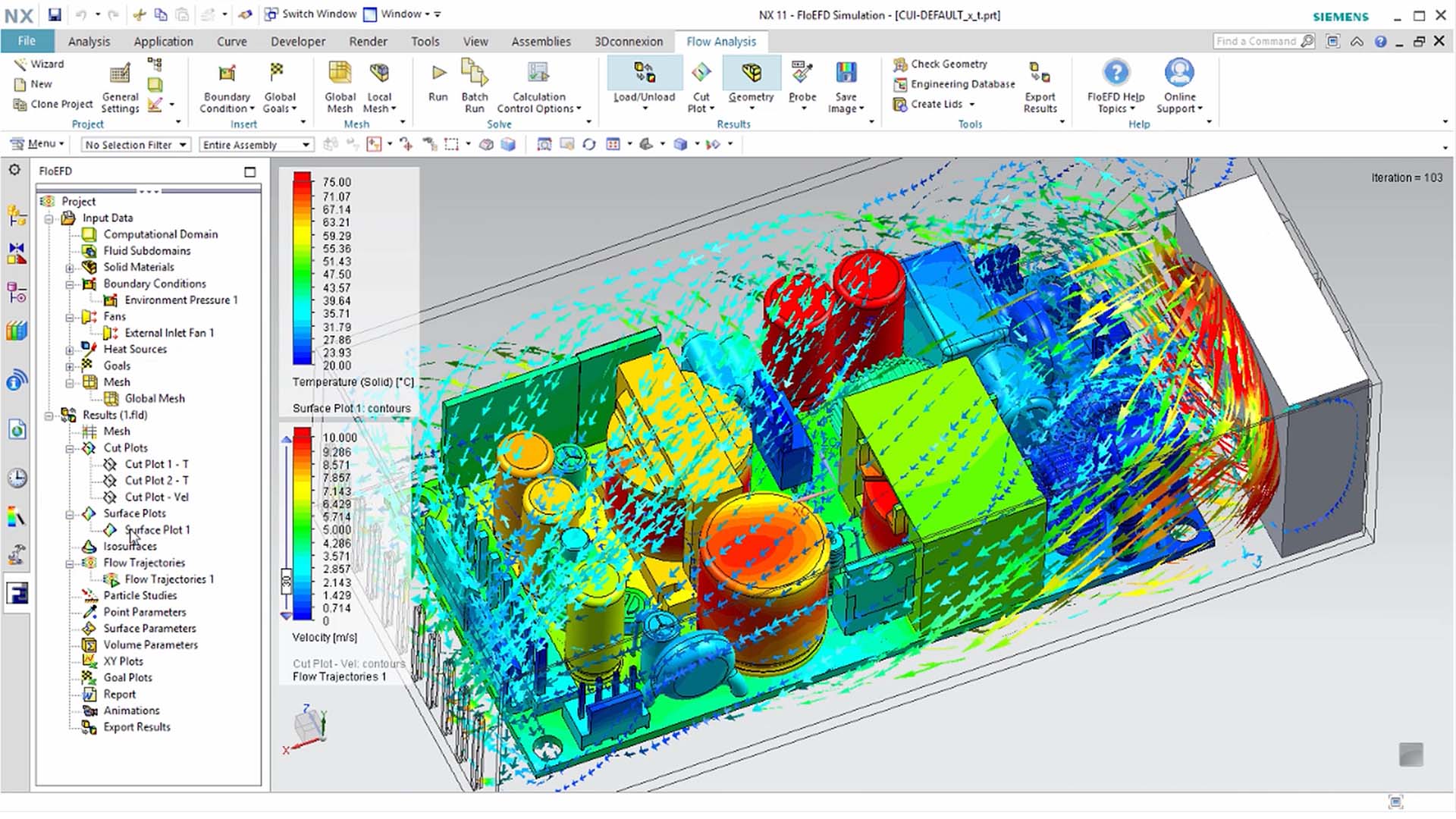 Electronics modeling with Siemens FLOEFD and NX