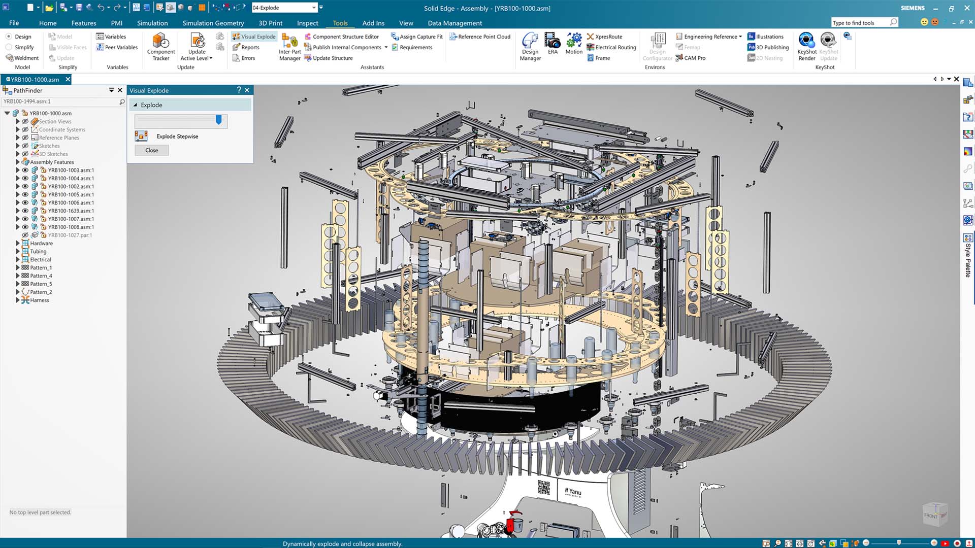 Solid Edge, 3D CAD design software - Maya HTT
