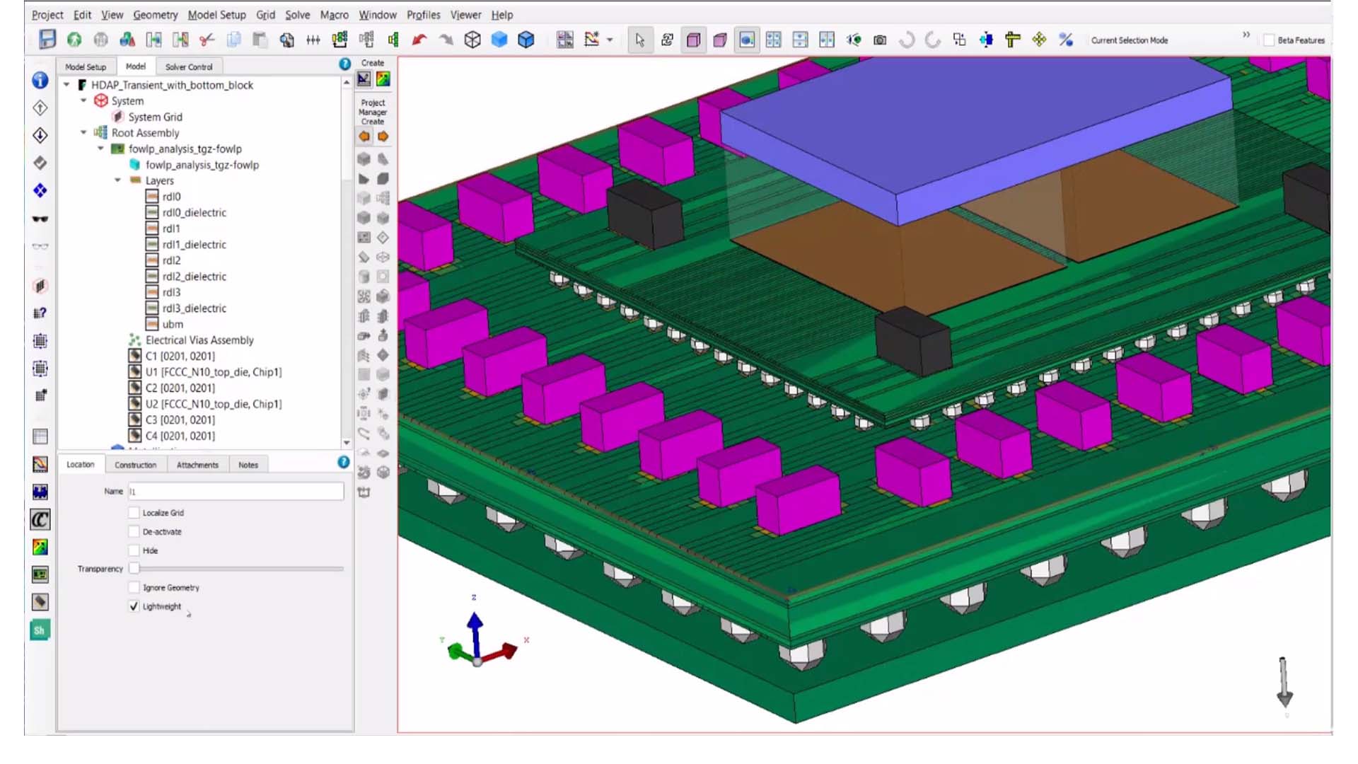 Simcenter FloTHERM interface