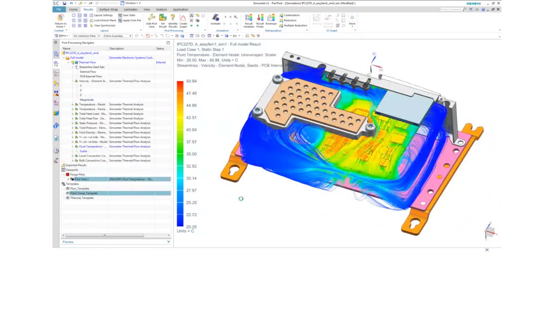 Thermal analysis with Simcenter 3D