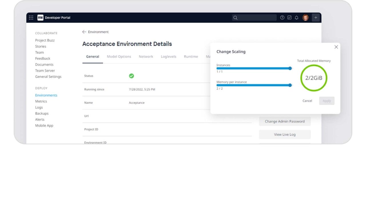 Mendix low-code platform for visual model-driven development