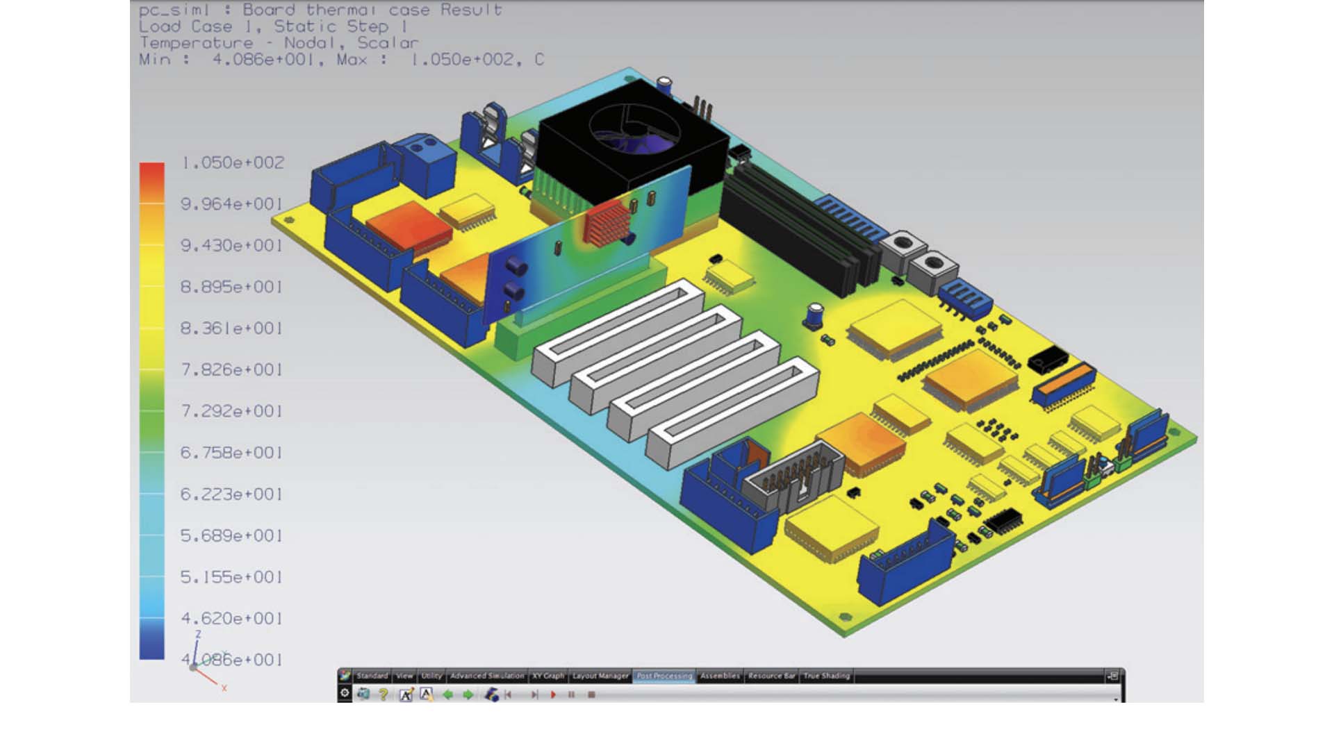 PCB thermal analysis with Siemens Electronic Systems Cooling