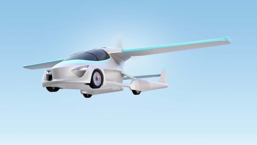 Electric flying car concept