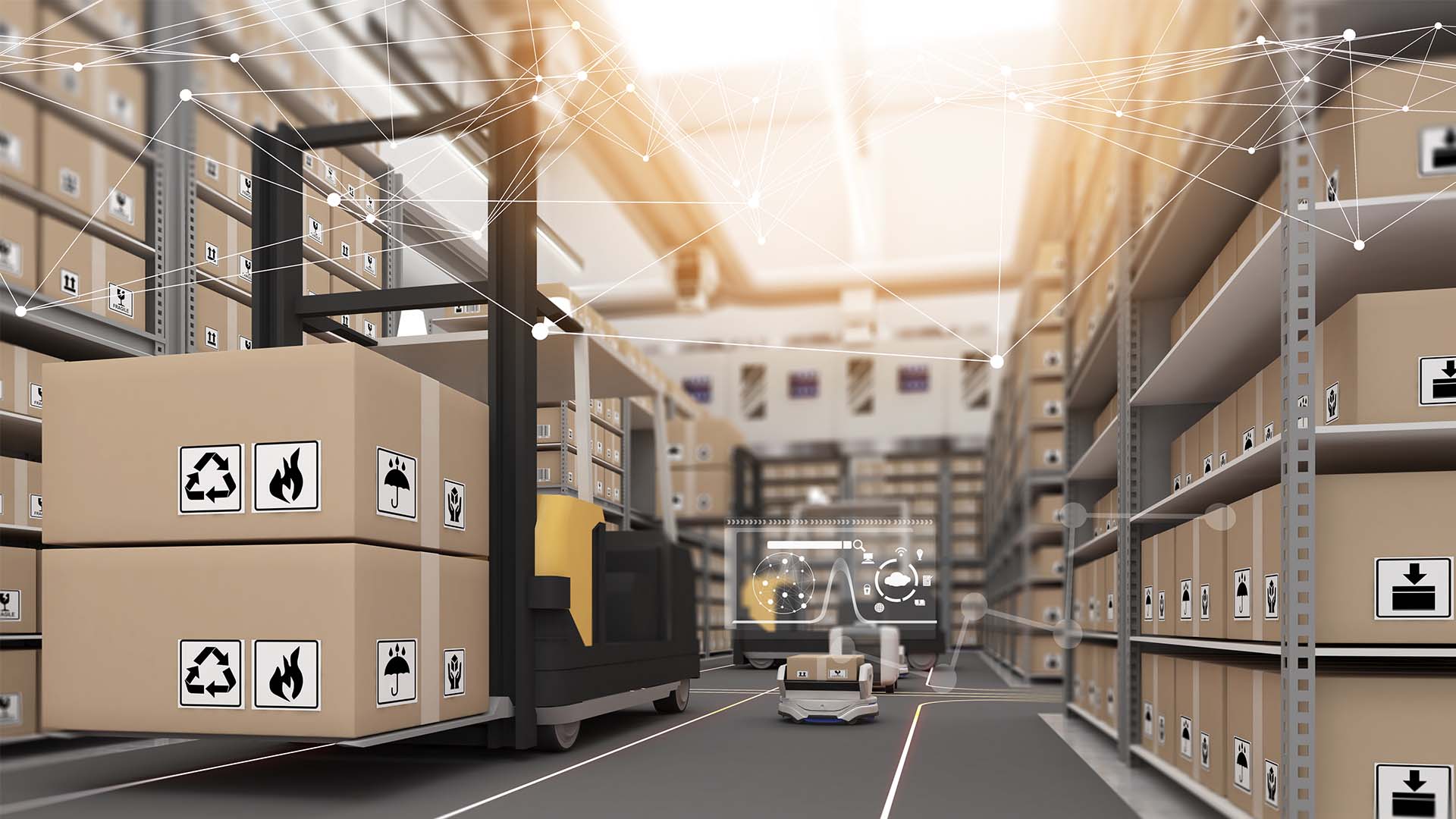 A smart warehouse