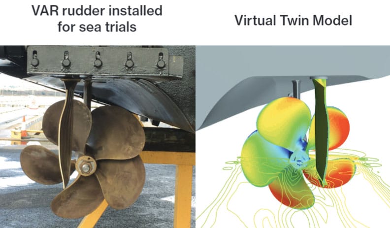A virtual twin of a ship's propeller