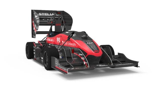 McGill Formula Electric (MFE) race car
