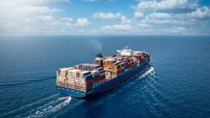 A container ship
