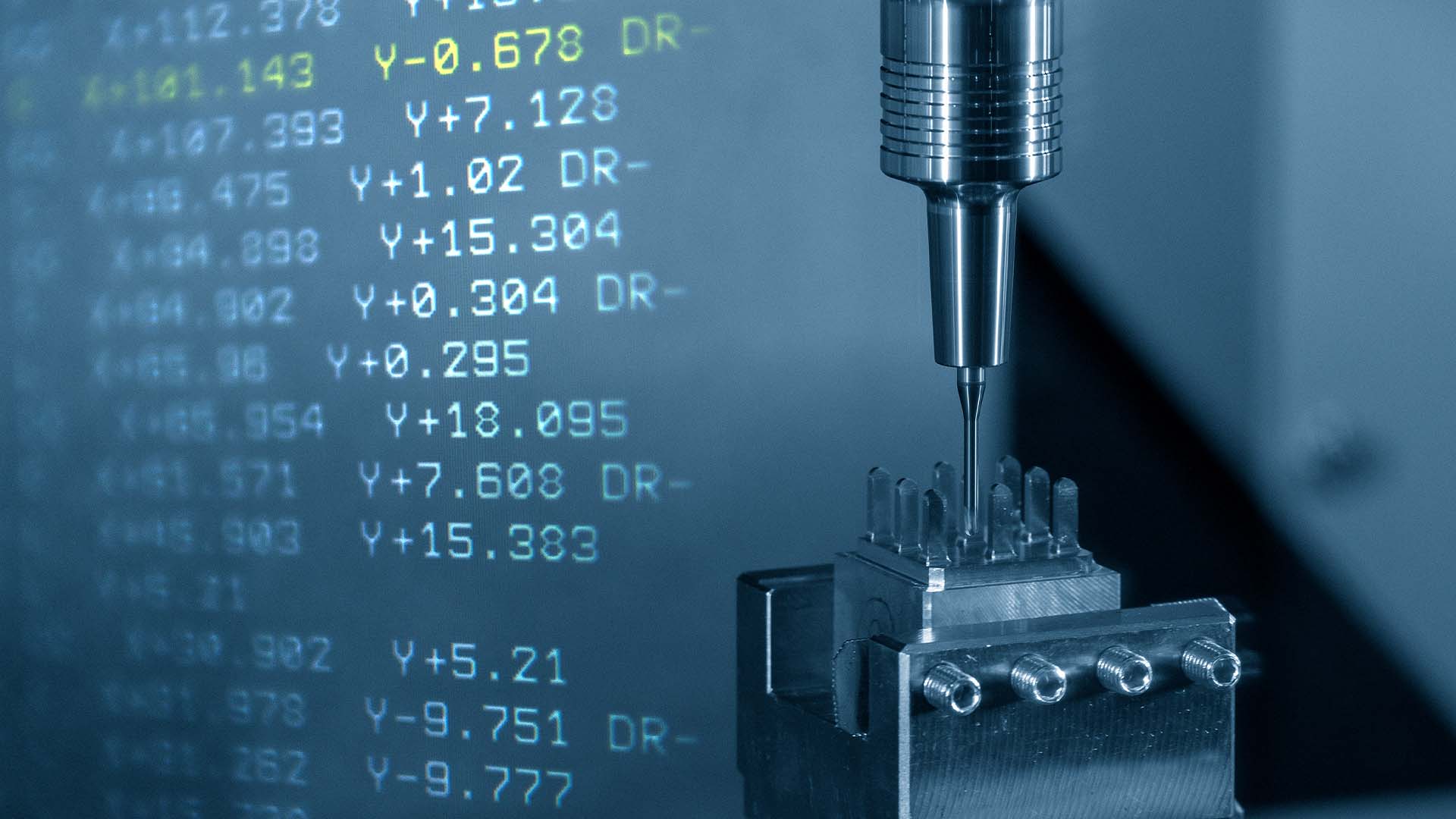 A CNC machine with GCode