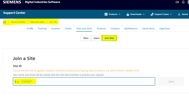 Download and install your Siemens software
