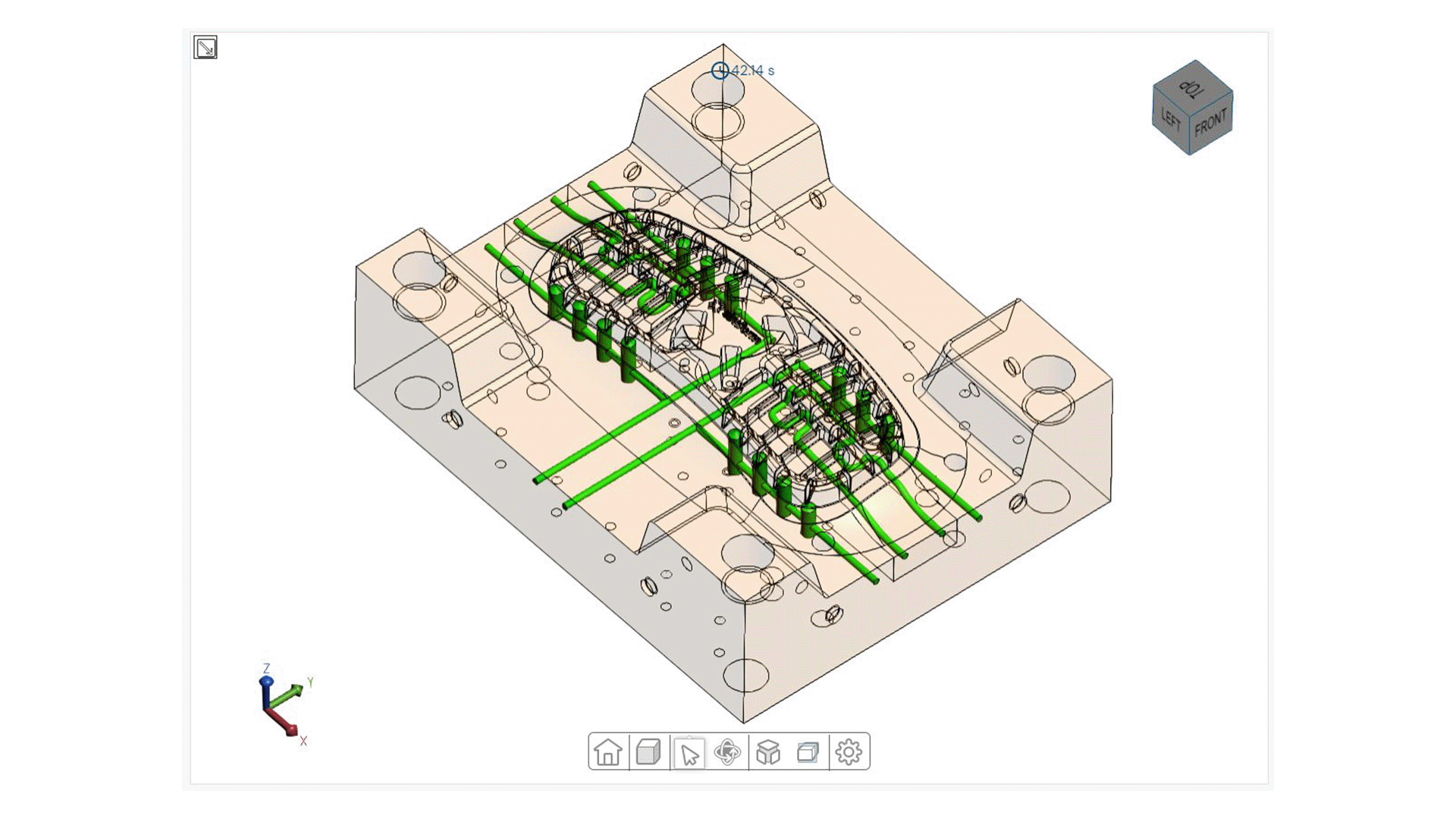 Conformal cooling with SimForm