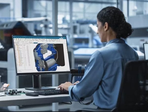 Woman using NX X Design Premium